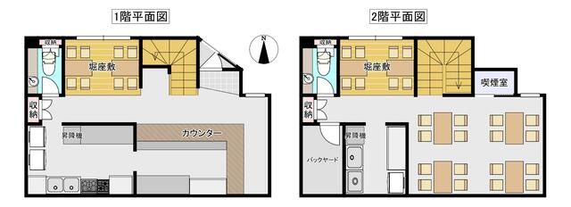 【大阪市東成区・深江橋駅徒歩4分/新深江駅も利用可】大阪メトロ中央線　カウンター付　角地の1・2階居抜き店舗